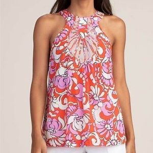 NWT Trina Turk Bermuda Top silk
